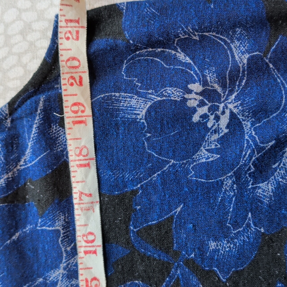 Lucky Blue and Black Floral Lace Sleeveless Top Size XL - New NWT - Picture 10 of 13